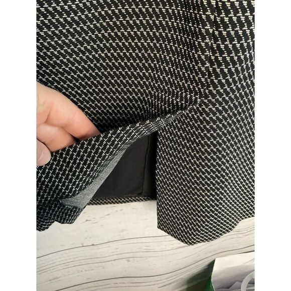 Max Mara Womens Gray Black Sheath Dress Size 40 /Small Mini Dress sleeveless - Picture 11 of 12